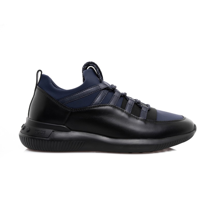 TOD'S - Leather sneaker - Black