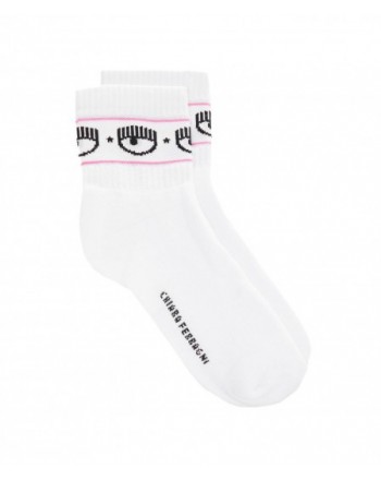 CHIARA FERRAGNI - Logo Socks - White