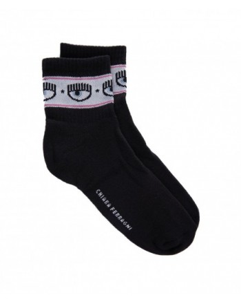 CHIARA FERRAGNI - Logo Socks - Black