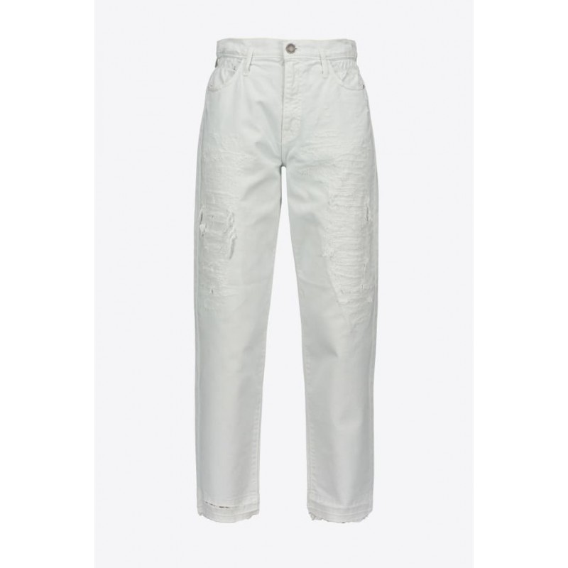 PINKO - FLEXI MADDIE 6 MOM jeans - White