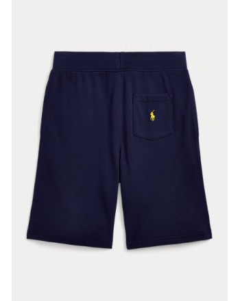 POLO RALPH LAUREN KIDS - Spa terry shorts with logo - Navy blue