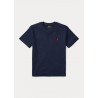 POLO RALPH LAUREN KIDS - Spa terry shorts with logo - Navy Blue