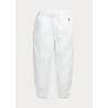 POLO RALPH LAUREN - Pantalone in Felpa  - Bianco