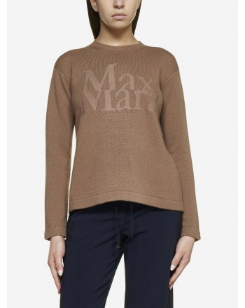 S MAX MARA - AMALFI Wool and Cashmere Knit - Camel