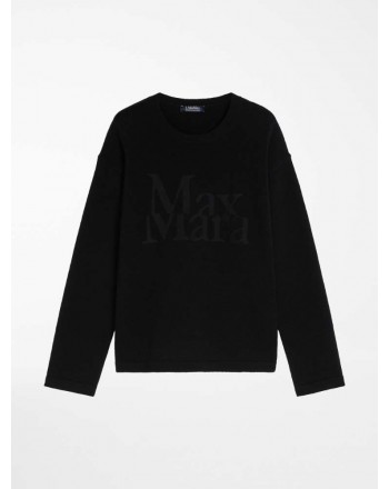 S MAX MARA - AMALFI Wool and Cashmere Knit - Black