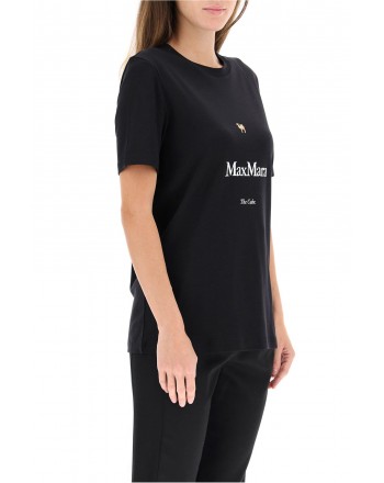 S MAX MARA - GIGA Cotton T-Shirt - Black