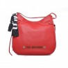 LOVE MOSCHINO - Shoulder Bag with Foulard - Red