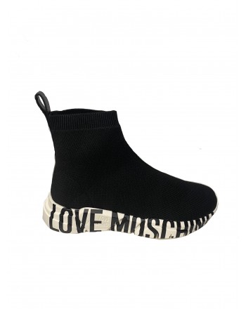 LOVE MOSCHINO - Slip-on sneakers - Black