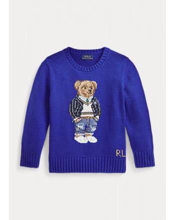 POLO RALPH LAUREN KIDS - pullover bear - heritage royal