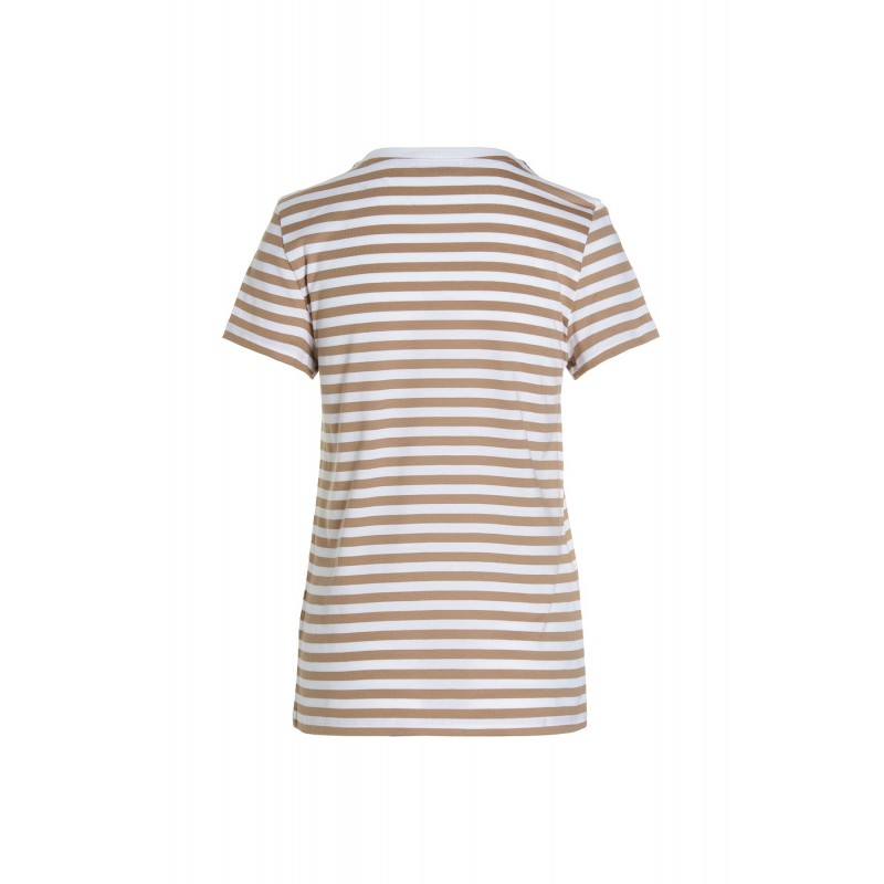 MAX MARA - CAPRERA Striped T-Shirt - White