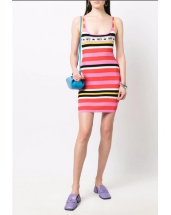 CHIARA FERRAGNI - Striped Knitted Dress - Multicolor