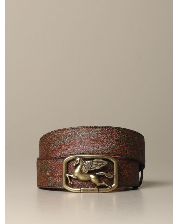 ETRO - Cintura Paisley con Logo - Fantasia