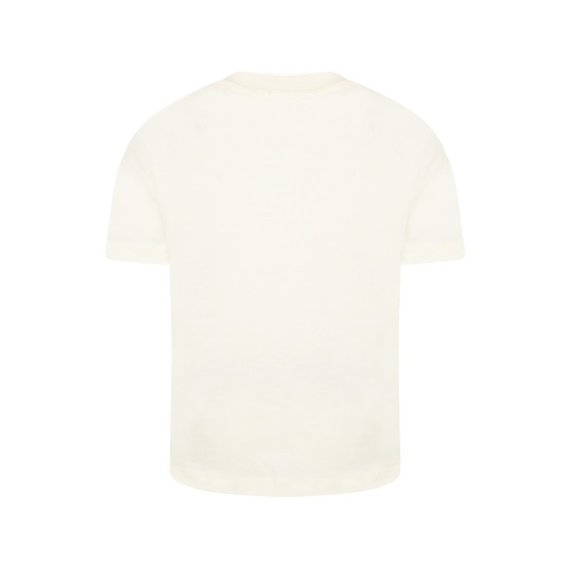MSGM Baby -  T-shirt con logo - Bianco
