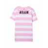 MSGM Baby - Abito t-shirt - Bianco/rosa