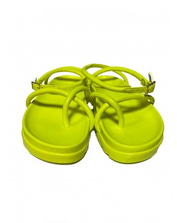 CHIARA FERRAGNI - THONG sandal - Yellow fluo