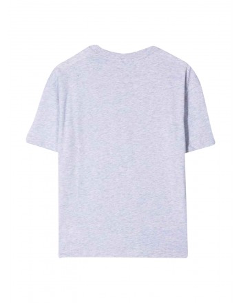 MSGM Baby -  T-shirt con logo - grigio