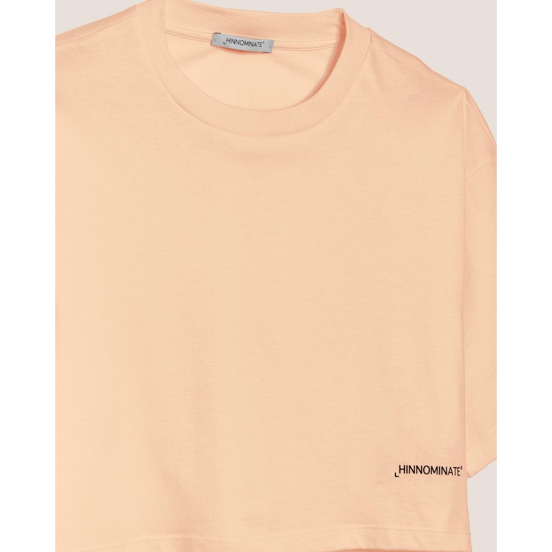 HINNOMINATE - t-shirt corta - rosa pesca