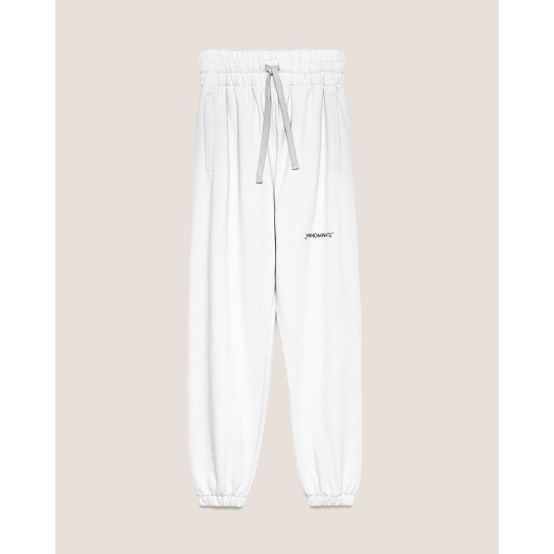 HINNOMINATE - Pantalone in Felpa - Bianco