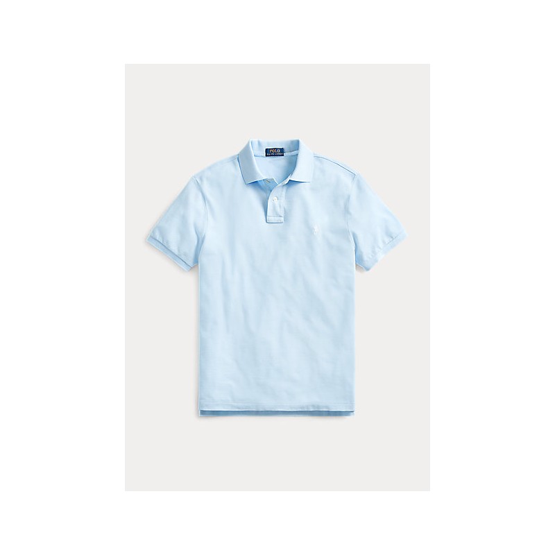POLO RALPH LAUREN - Slim Fit Pique Polo Shirt - Elite Blue