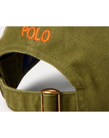 POLO RALPH LAUREN - Cappello con Visiera Logo - Oliva