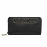 LOVE MOSCHINO - Zip around wallet in faux leather - Black