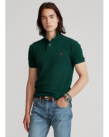 POLO RALPH LAUREN - Slim Fit Piquè Polo Shirt - College Green