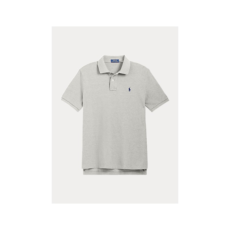 POLO RALPH LAUREN - Custom Slim Fit Polo Shirt - Andover Heather