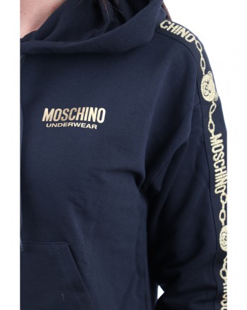 MOSCHINO - Felpa Moschino Underwear 1735 9011 555 - Nero