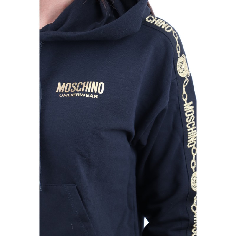 MOSCHINO - Felpa Moschino Underwear 1735 9011 555 - Nero
