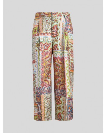 ETRO - Trousers with Patchwork Print - Fantasy