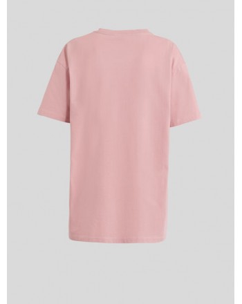 ETRO - T-Shirt con Pegaso e Borchie - Rosa