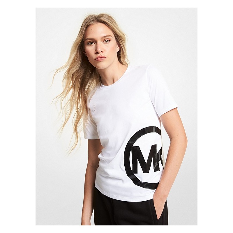 MICHAEL by MICHAEL KORS - Charm Logo T-Shirt - White