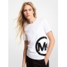 MICHAEL by MICHAEL KORS - T-Shirt con Logo Charm - Bianco