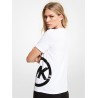 MICHAEL by MICHAEL KORS - T-Shirt con Logo Charm - Bianco
