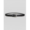 ETRO - Braided leather belt - Black