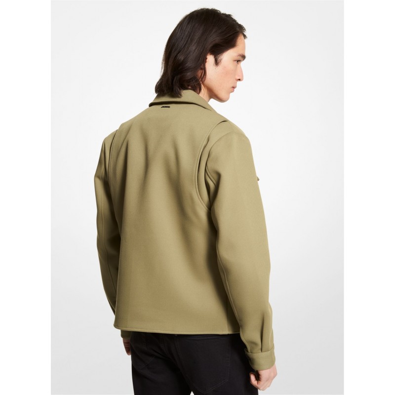 MICHAEL by MICHAEL KORS - Multi pocket jacket in twill - Olive Smoky