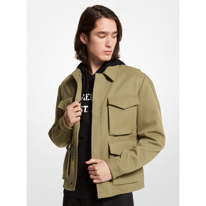 MICHAEL by MICHAEL KORS - Giacca Multitasche in Twill - Smoky Olive
