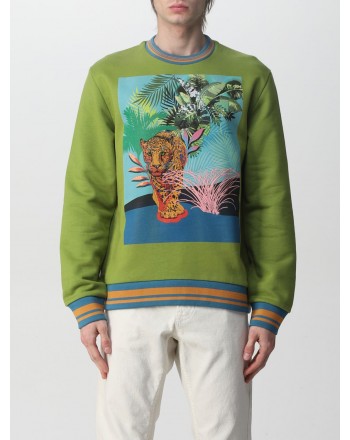ETRO - Printed sweatshirt with embroidered details - Fantasy