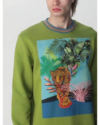 ETRO - Printed sweatshirt with embroidered details - Fantasy