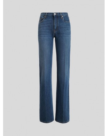 ETRO - Flared Jeans with Logo - Denim