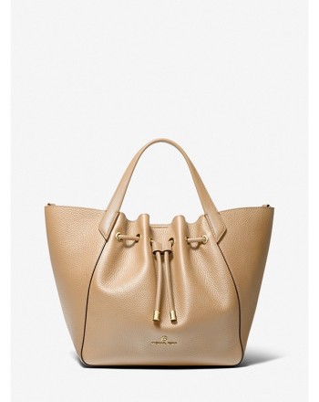 MICHAEL BY MICHAEL KORS - Large Phoebe bag in grained leather - Camel