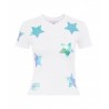CHIARA FERRAGNI -  T-Shirt Glitter Star - Bianco