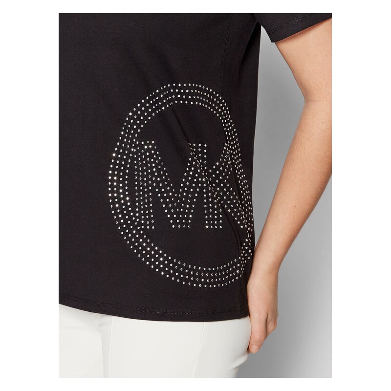 MICHAEL by MICHAEL KORS - Studs Logo T-Shirt - Black