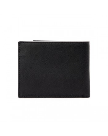 EMPORIO ARMANI - Black Wallet With Brand Name - Y4R168 - Black