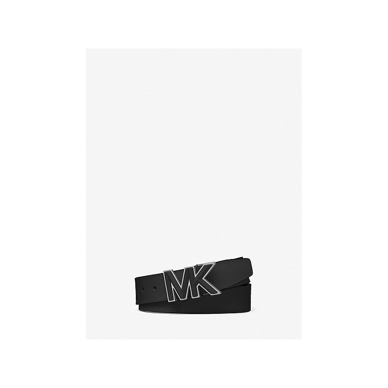 MICHAEL BY MICHAEL KORS - Cintura in pelle con fibbia con logo - Nero
