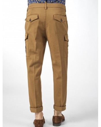 BRIAN DALES - Colonial ocher trousers - Beige