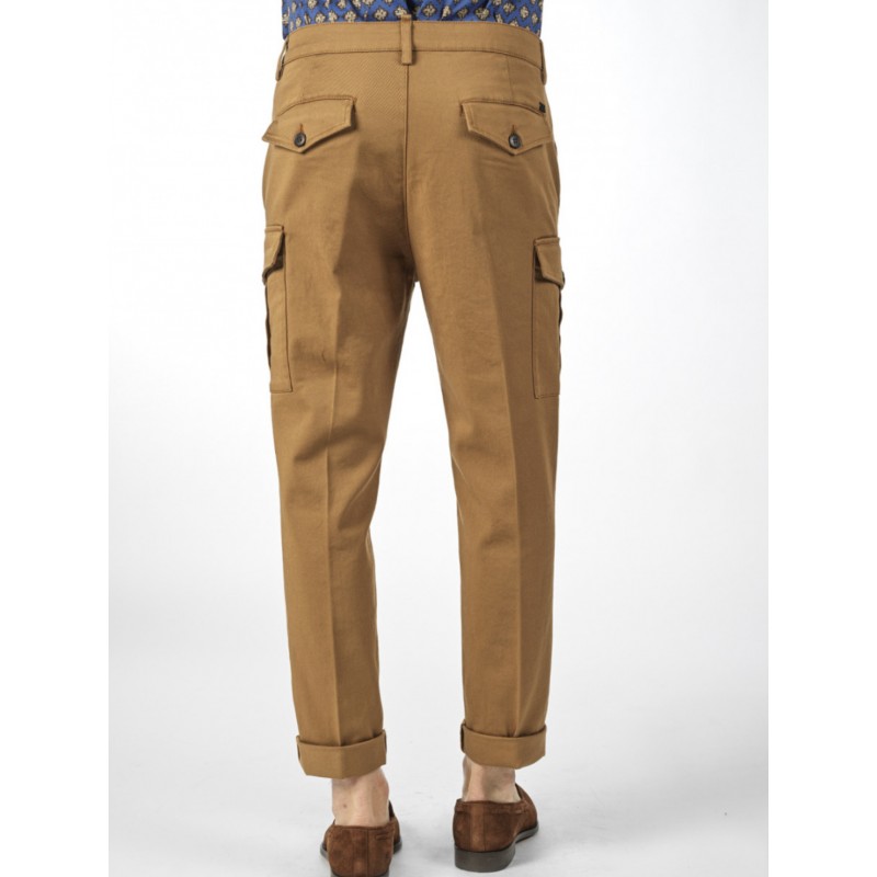 BRIAN DALES - Colonial ocher trousers - Beige