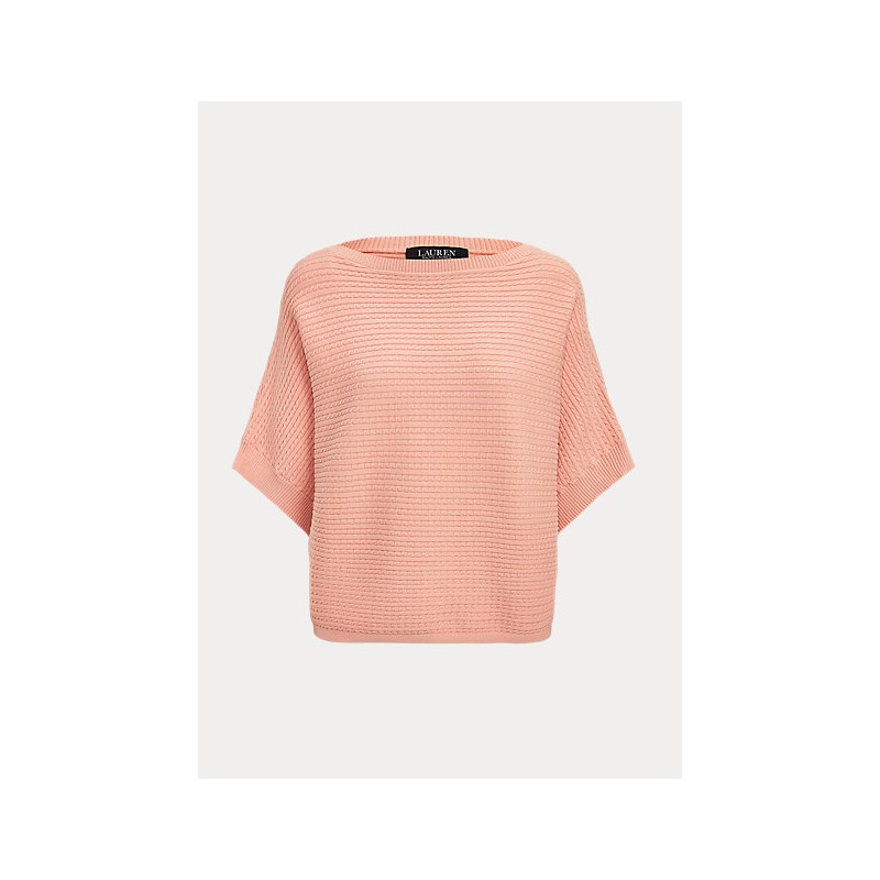 LAUREN RALPH LAUREN - boat neckline sweater - pink