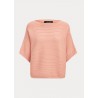 LAUREN RALPH LAUREN - boat neckline sweater - pink