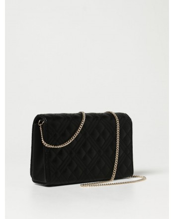 LOVE MOSCHINO - Shoulder bag in quilted synthetic nappa leather - Black